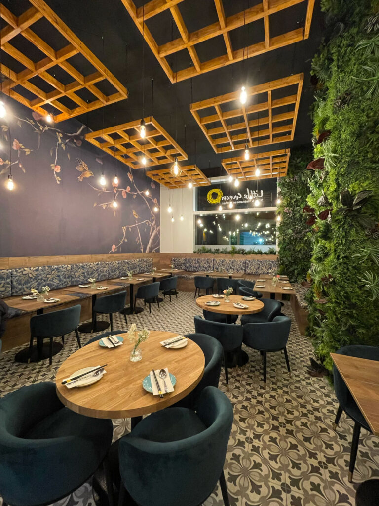 Restaurant dining area